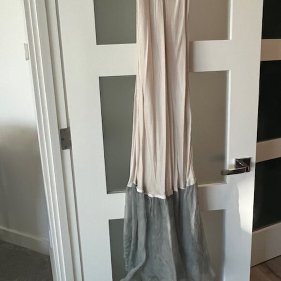 Long Slip Dresses with Organza bottom by designer, Robin Kaplan, Size S - Picture 8 of 13